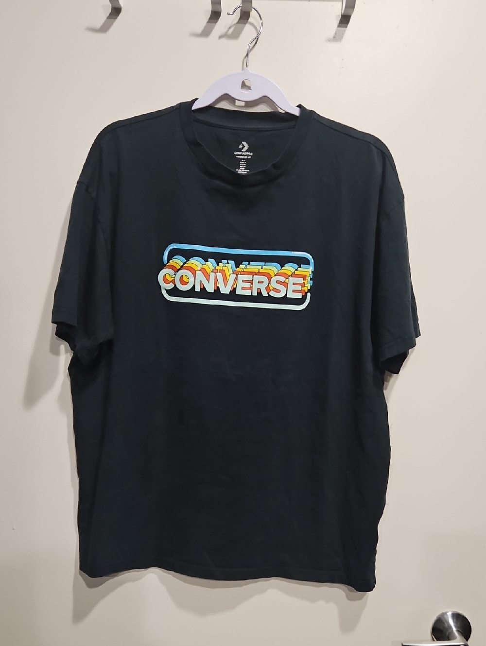 Converse Men’s Black Logo Graphic Tee